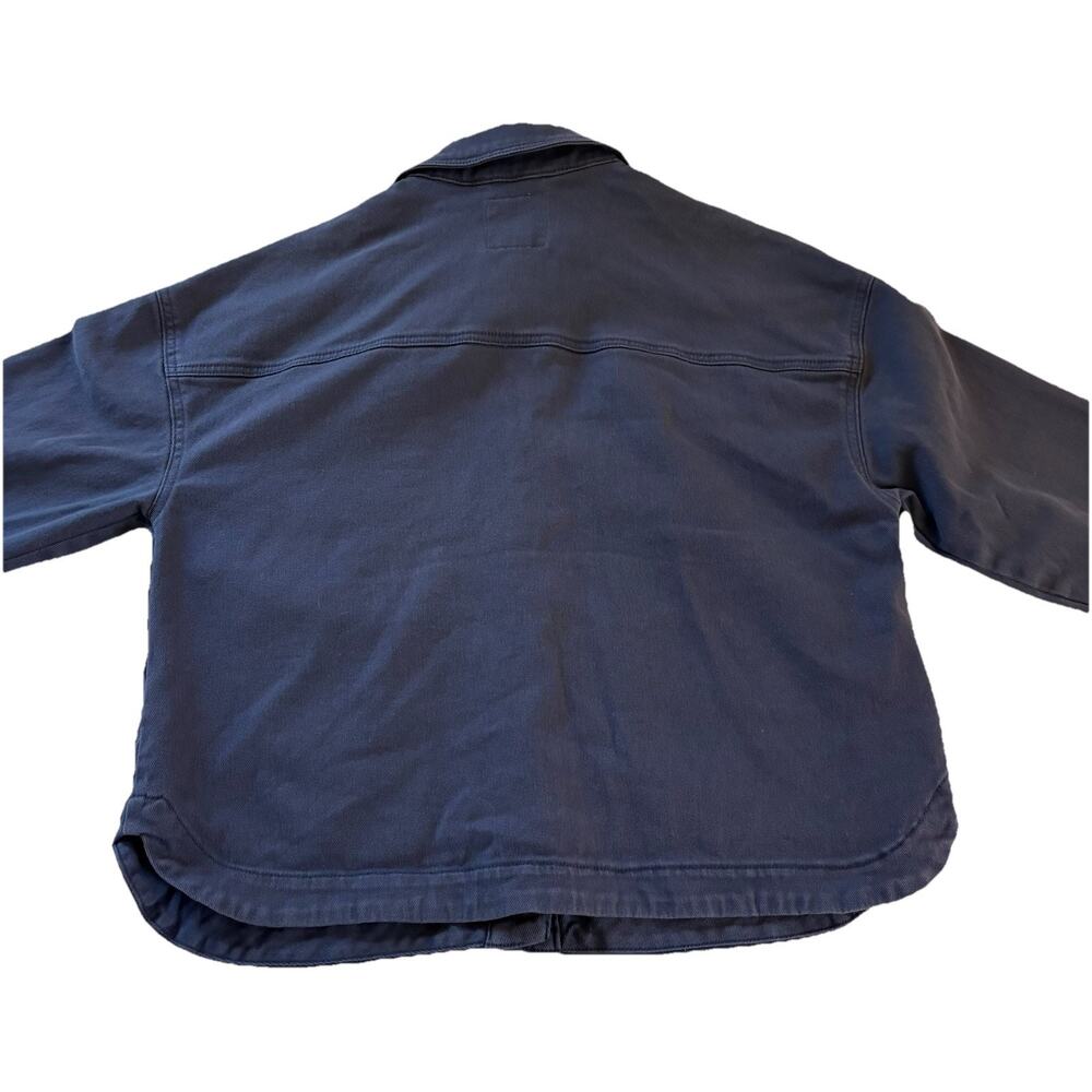 Sonoma Life+Style Women's Blue Jacket Button Front Pockets Size Medium - Picture 5 of 12